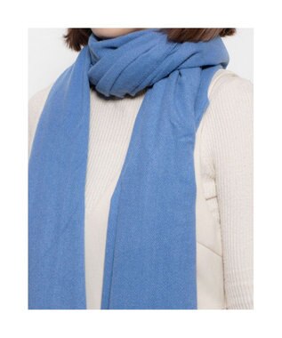 UNBILLION カシュネ cache nez / ツイル無地ストール ブルー