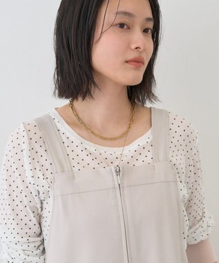 AMERICAN HOLIC 【前後2WAY】ZIPジャンスカ Gray Beige