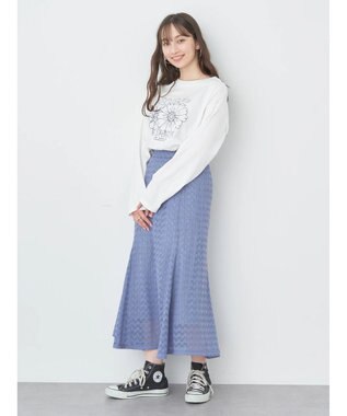 earth music&ecology Ｆｌｏｗｅｒ　グラフィックロンＴ C