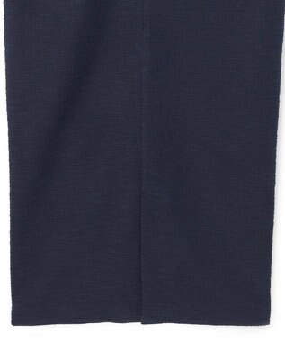 ICB L 【WEB限定・洗える】 ツイードインレイ ジャンパースカート ワンピース ネイビーブルー系