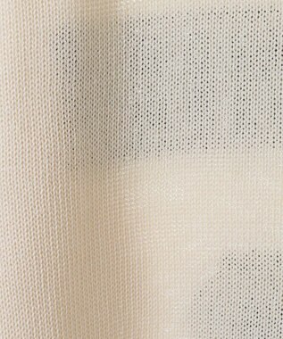 CRAFT STANDARD BOUTIQUE ロゴジャガードメッシュニットプルオーバー Ivory