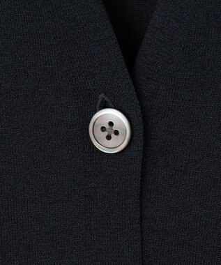 J.PRESS LADIES COOL ヴィスコース ミドル丈 カーディガン ネイビー系