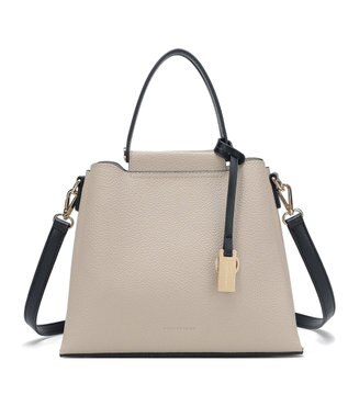 style code 【MERCURYDUO/マーキュリーデュオ】両アオリポケット　ハンドバッグ　キーリングチャーム付き アイボリー