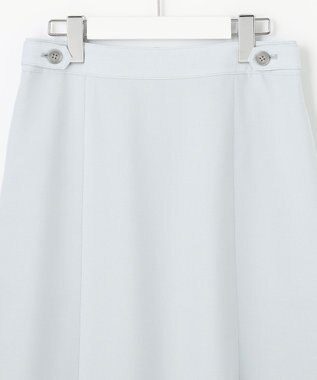 J.PRESS LADIES 【洗える・シワになりにくい】Garudaツイル フレアー スカート サックスブルー系