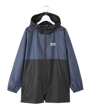 MOONBAT EDWIN(エドウィン) バイカラー  レインパーカー ブラック