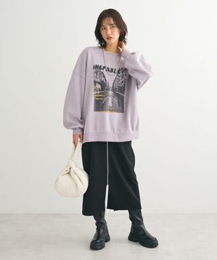 Green Parks あったからくスレ　フロントＺＩＰスカート Black