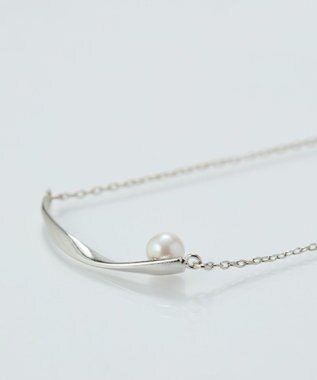 Phoebe 【金属アレルギー対応】スライヴパールネックレス　シルバー/全長:43～46cm/ニッケルフリー シルバー