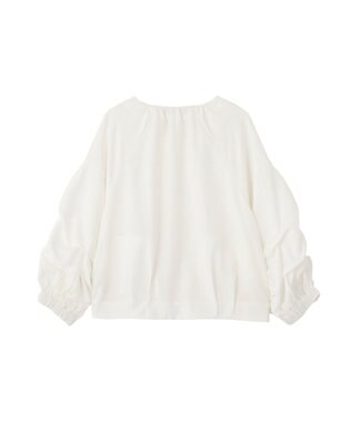 YECCA VECCA ホイップスリーブZIPジャケット Off White