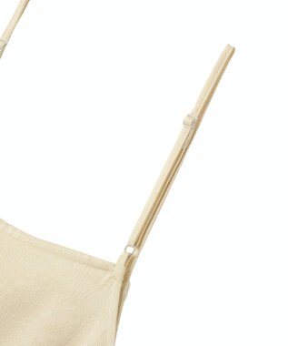 earth music&ecology 【一部WEB限定】レーストリムキャミソール Yellow
