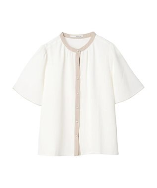 Green Parks ・ＥＬＥＮＣＡＲＥ　ＤＵＥ　バイカラーブラウス Off White