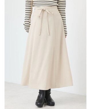 earth music&ecology リボンフレアスカート