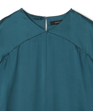 JOSEPH 【洗える】シルクサテン　ドレス Dark Teal