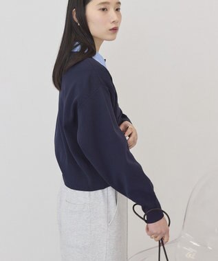 AMERICAN HOLIC 【2WAY】金ボタンカーディガン Navy