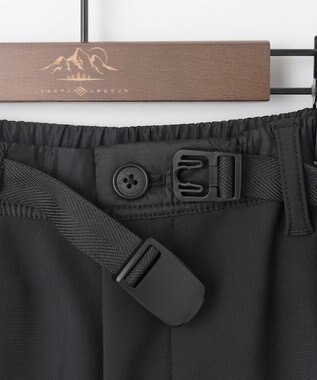 JOSEPH ABBOUD MOUNTAIN 【2WAYストレッチ/防風性/撥水性/透湿性/保温性】トリコットフリース パンツ ブラック系