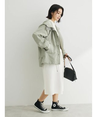 Green Parks 花粉防止　フーデッドブルゾン Khaki