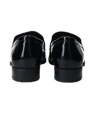 Bridget Birkin 【PARADIS COULEUR】ラウンドトウチェーンローファー ブラックエナメル