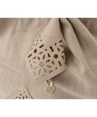 genten リノ トートバッグ大 イエローブラウン