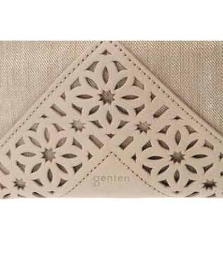 genten リノ トートバッグ大 イエローブラウン