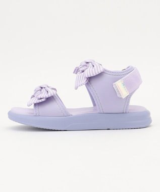 ANY KIDS リボン スポーツ サンダル ラベンダー