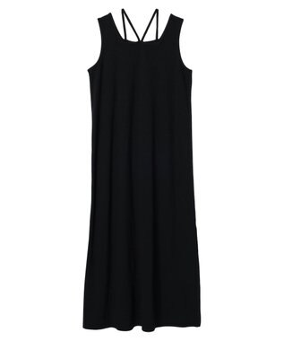 Green Parks ＳＥＴ２点ベスト＋マルチストラップワンピース Gray