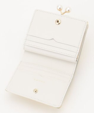 TOCCA POINT OF PEARL BIIFOLOD WALLET 2つ折り財布 ゴールド系
