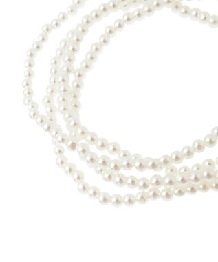 Green Parks ・ＨＡＬＦ　ＴＩＭＥ　１０連パールブレスレット White