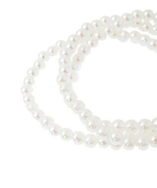 Green Parks ・ＨＡＬＦ　ＴＩＭＥ　１０連パールブレスレット White