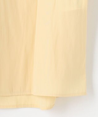 組曲 S 【前後着用可】ギャザーライトデシン ブラウス カスタード系
