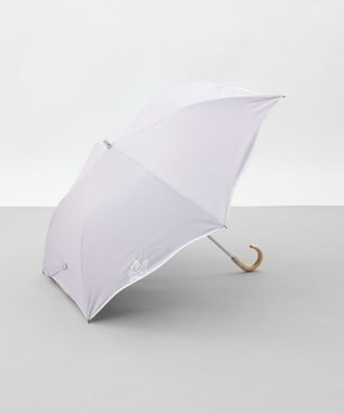 AURORA 【 NINA RICCI（ニナリッチ）】アップリケ刺しゅう/パイピング晴雨兼用傘（折りたたみ傘）