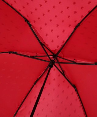 MOONBAT POLO RALPH LAUREN(ポロ ラルフローレン)折りたたみ傘 PPジャカード レッド