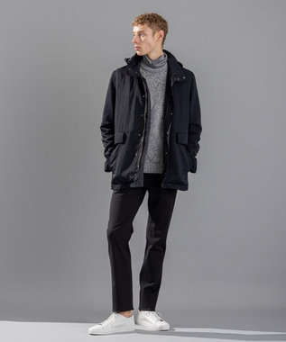 JOSEPH HOMME エコタック　クルーネックニット ライトグレー系