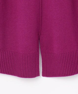 組曲 S ウールカシミヤミックス ロールネックニット パープル系