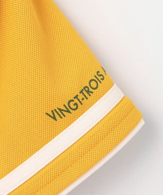 23区GOLF 【WOMEN】【吸水速乾/UVカット】エイトロックポロシャツ イエロー系