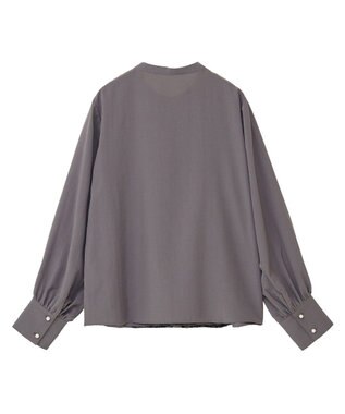 Green Parks ・ＥＬＥＮＣＡＲＥ　ＤＵＥ　フロントレースブラウス Charcoal Gray