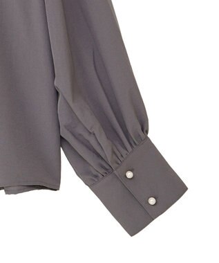 Green Parks ・ＥＬＥＮＣＡＲＥ　ＤＵＥ　フロントレースブラウス Charcoal Gray