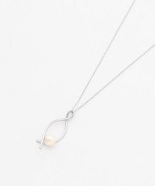 ツイストパールロング ネックレス