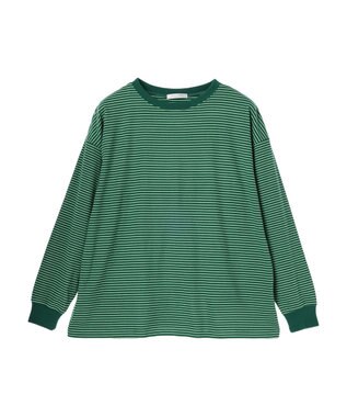 Green Parks マシュマロタッチボーダープルオーバー Green