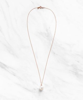 TOCCA 【WEB限定】NOBLE PEARL NECKLACE K10淡水パール ダイヤモンド ネックレス ピンクゴールド系