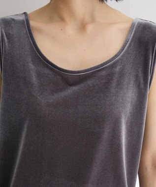 Green Parks ２Ｗａｙベロアタンクトップ Dark Gray
