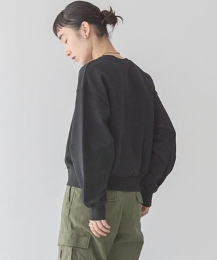 AMERICAN HOLIC タックスリーブスウェット Black