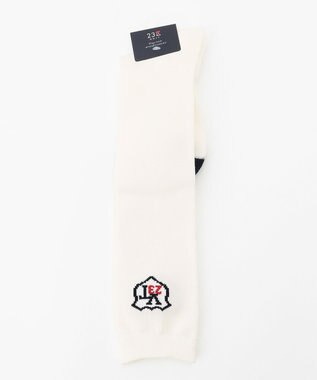 23区GOLF 【WOMEN】エンブレム ハイソックス ホワイト系