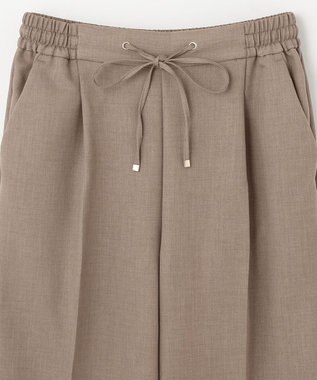 ANY 【洗濯機可能/セットアップ対応/ウエストゴム】イージィケア美脚ワイドパンツ ライトモカ