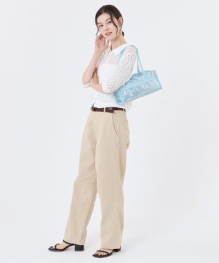 LeSportsac E/W SQUARE SHOULDER /アクアブルーシャイン アクアブルーシャイン