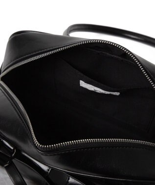 WEGO リボン付きボストンバッグ ブラック