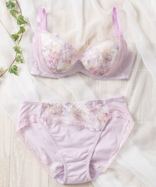 Wing 3/4カップブラ 【エアリーソフトブラ】 ふんわり軽いつけごこち　ウイング／ワコール　KB2201 パープル