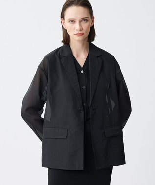 uncrave シアーニット ノースリーブベスト ブラック