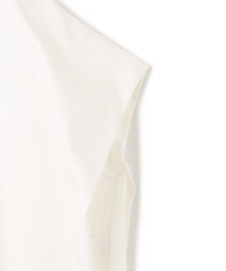 23区 S 【洗える】コットンフォルムジャージー ラウンドヘム カットソー ホワイト系