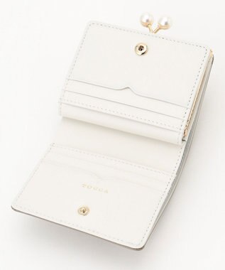 TOCCA POINT OF PEARL BIIFOLOD WALLET 2つ折り財布 グレー系