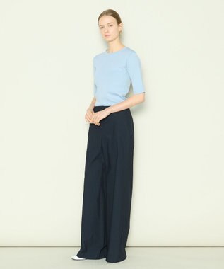 JOSEPH 【洗える】フィールコットン　ニットTEE Sky blue