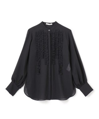 BEIGE， MOYE / フリルブラウス Black
